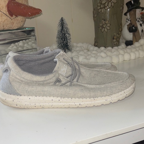 Hey Dude Shoes Women’s Sz 10 Cindy Grey - Picture 3 of 7